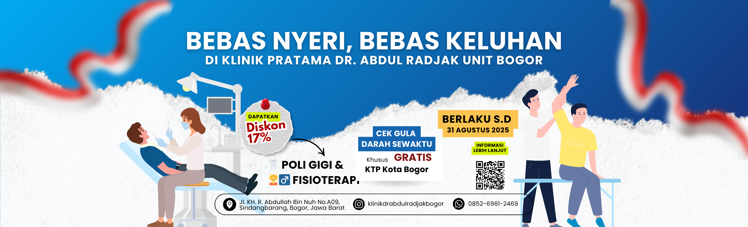Bebas Nyeri, Bebas Keluhan! Klinik Radjak Bogor Hadirkan Promo Spesial Agustus