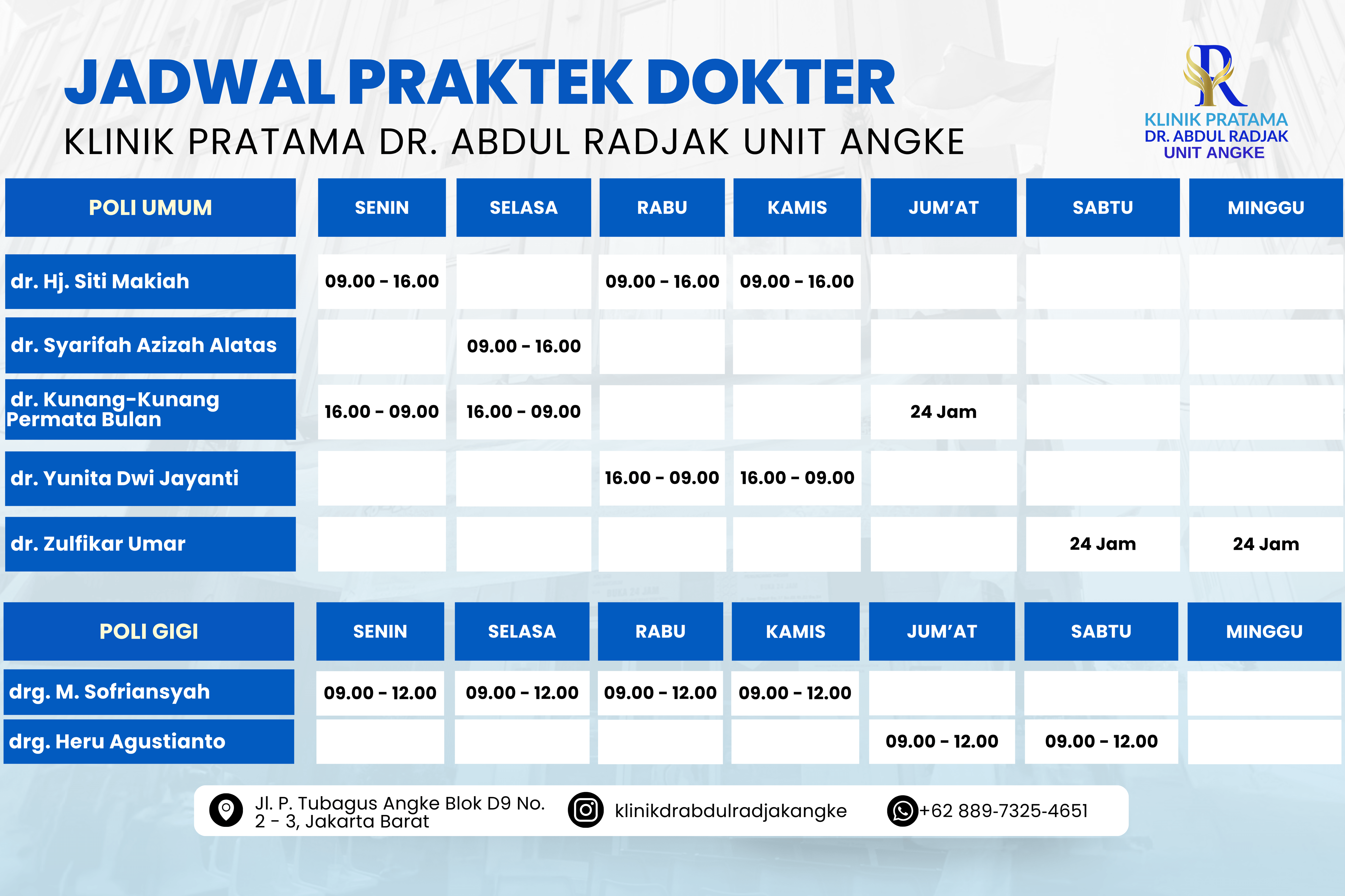 Jadwal Dokter