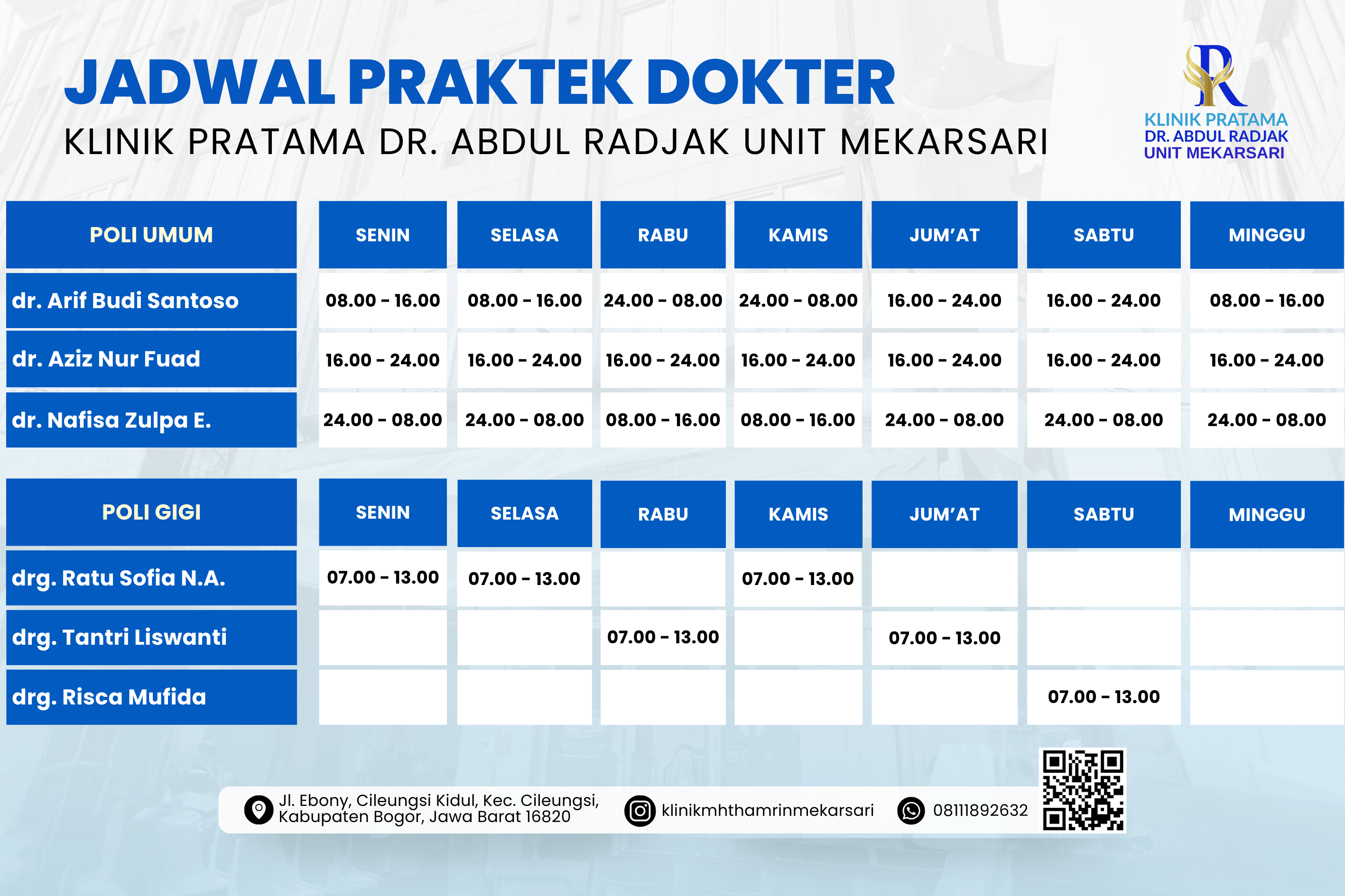 Jadwal Dokter