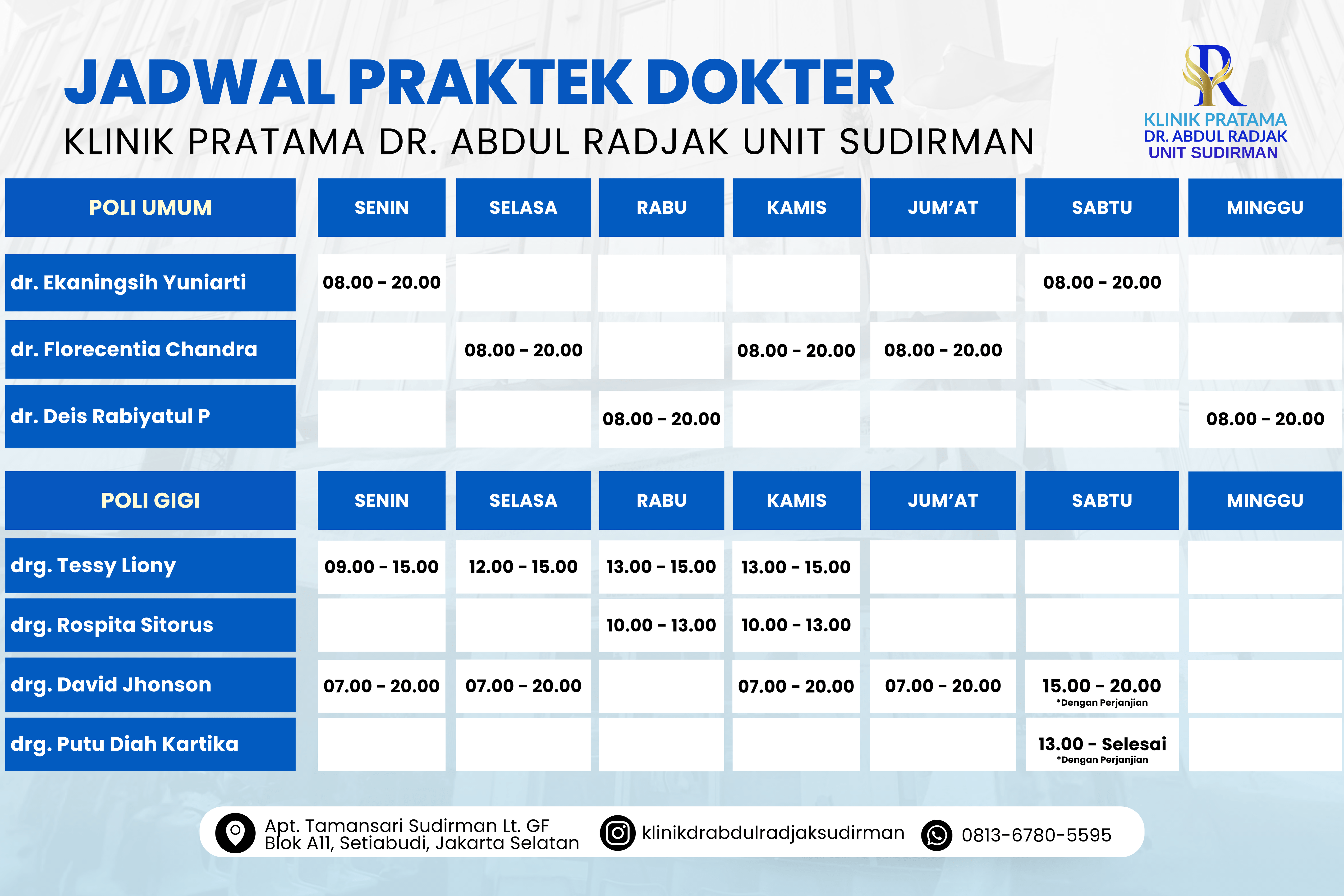 Jadwal Dokter