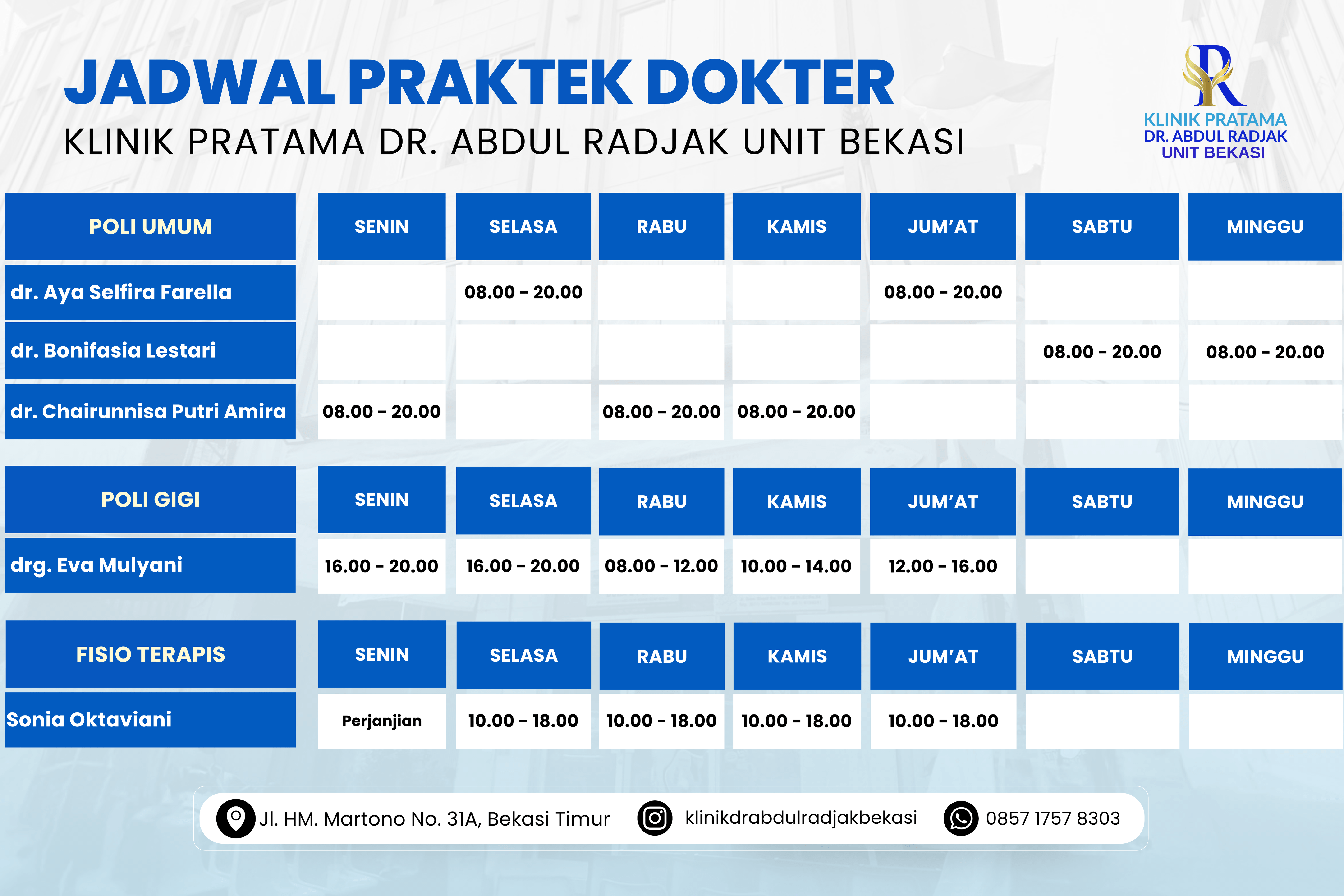 Jadwal Dokter
